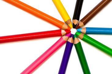 Fototapeta premium color pencils