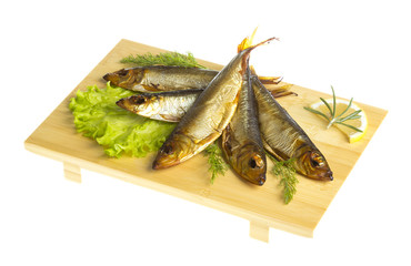 Smoked sprat - appetizing snack