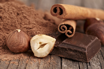 chocolate hazelnut cinnamon cocoa sweet food