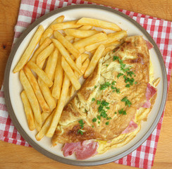 Omelet and Chips