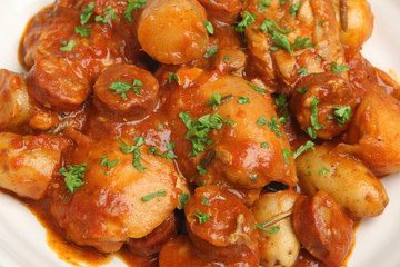 Spanish Chicken & Chorizo Casserole