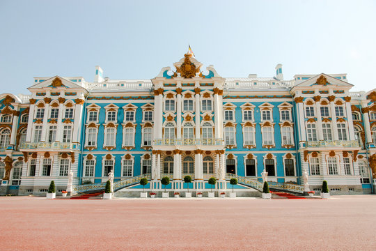 Catherine Palace in Tsarskoye Selo (Pushkin), Russia