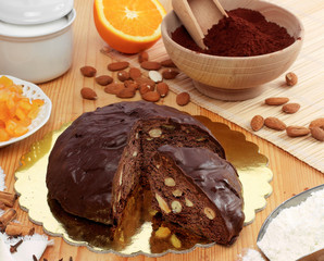 Panpepato - Italian cake, panpepato