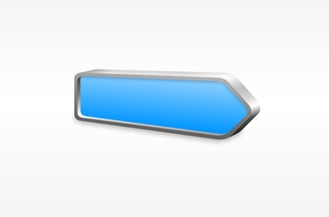 blue metal arrow button