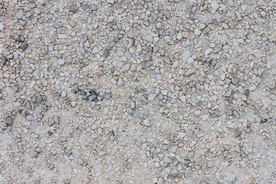 Texture Of Wet Gravel Road