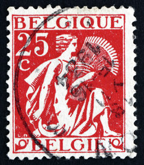 Postage stamp Belgium 1932 Gleaner