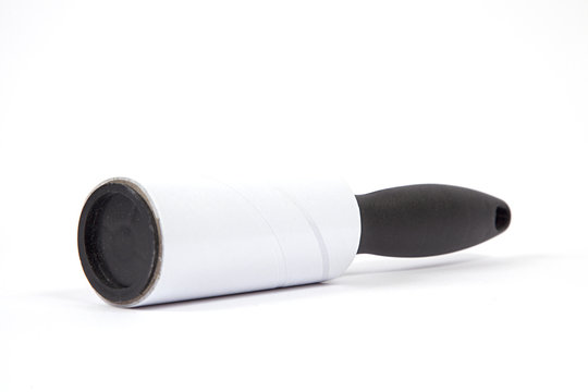 Fusselroller liegend auf wei&szlig; isoliert