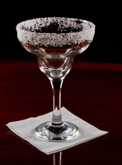 salt rim margarita glass