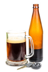 Beer and car keys