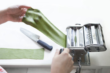Rolling Out Pasta Dough