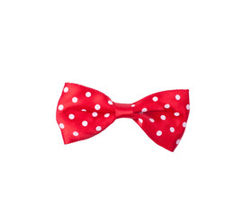 Red satin bow
