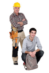 Carpenter and a student