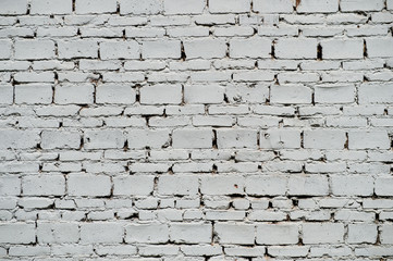 white brick wall