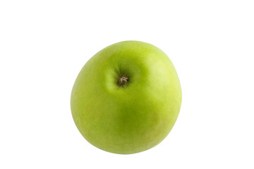 Whole green apple