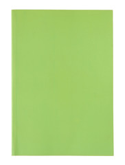green book cover isolated on white background