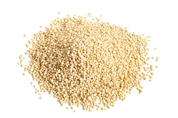 Pile of quinoa grain