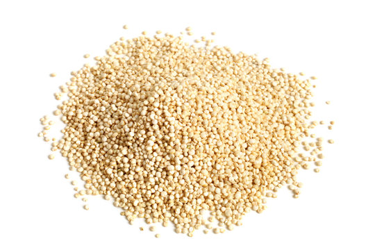 Pile of quinoa grain
