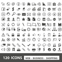 icon button piktogramm set