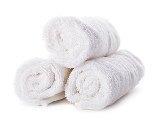 Fototapeta na wymiar Białe ręczniki