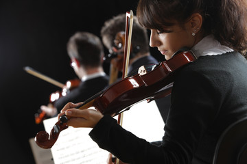 Violinist woman © stokkete