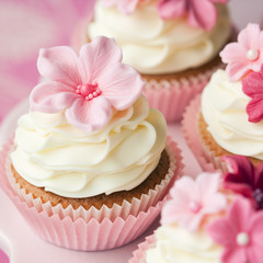 Flower cupcakes