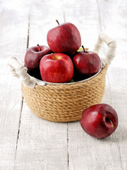 Apples in a basket