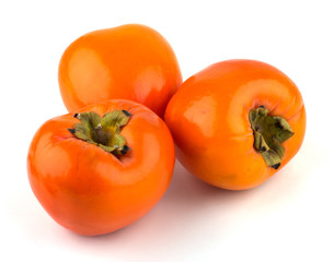 Persimmon isolated on white background