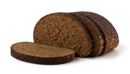Bread from rye and wheat flour of a rough grinding