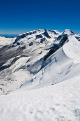 Cresta Monte Breithorn e Gruppo del Rosa