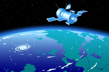 Space satellite © alarus