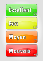 Bouton Web : Satisfaction