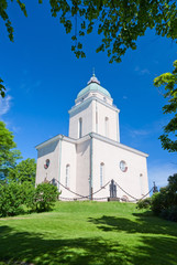 Fototapeta na wymiar Suomenlinna kościół w Suomenlinna, Finlandia