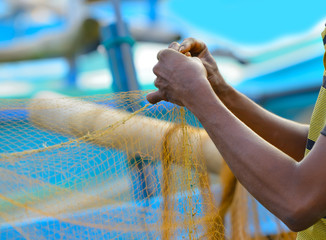 Fisherman sets of fishing gear