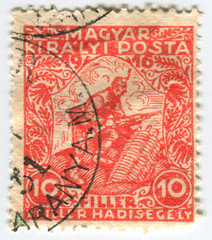 Postage stamp.