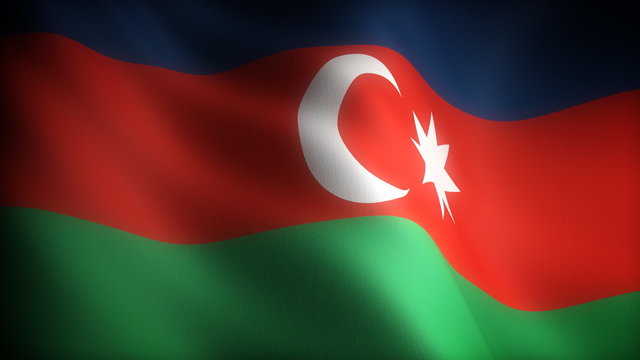 Flag of Azerbaijani
