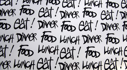 Obraz premium Food, eat and dinner