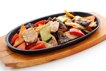 Fried Meat Pan