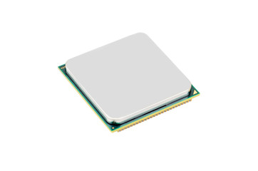 Computer processor (CPU), isolated on white background