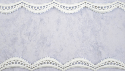 Paper with lacy border