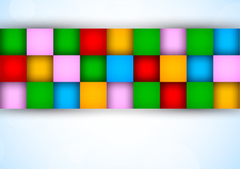 Background with squares