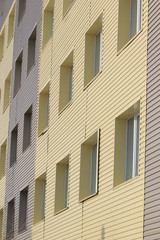 modern facade with windows