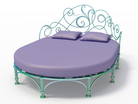 Bed Of Wrought Iron