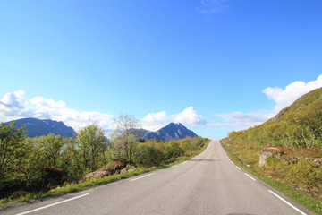 E10 road in Lofoten