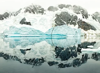 Foto op Aluminium Huge iceberg in De Gerlache Strait, Antarctica © Guido Amrein