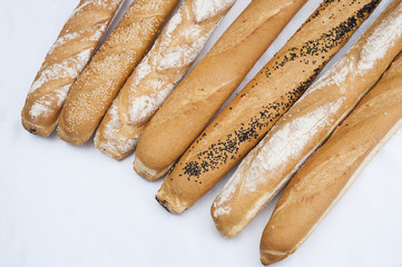 Selection of baguettes