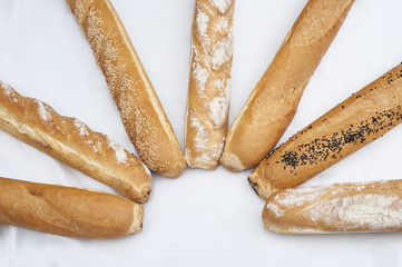 Selection of baguettes