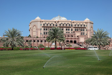 Emirates Palace in Abu Dhabi, United Arab Emirates