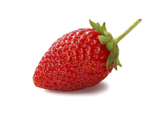 Fresh strawberry Photo image, isolated white background