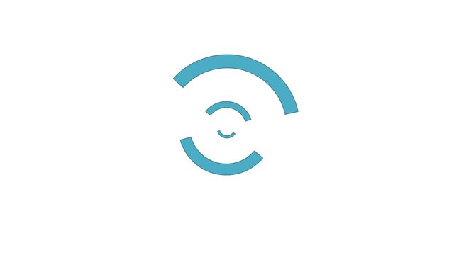 Animation chargement - bleu
