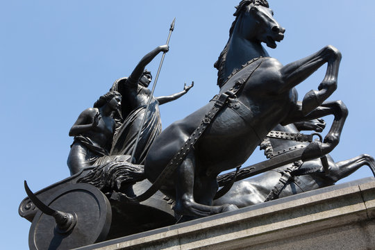 Statue der Boudicca in London